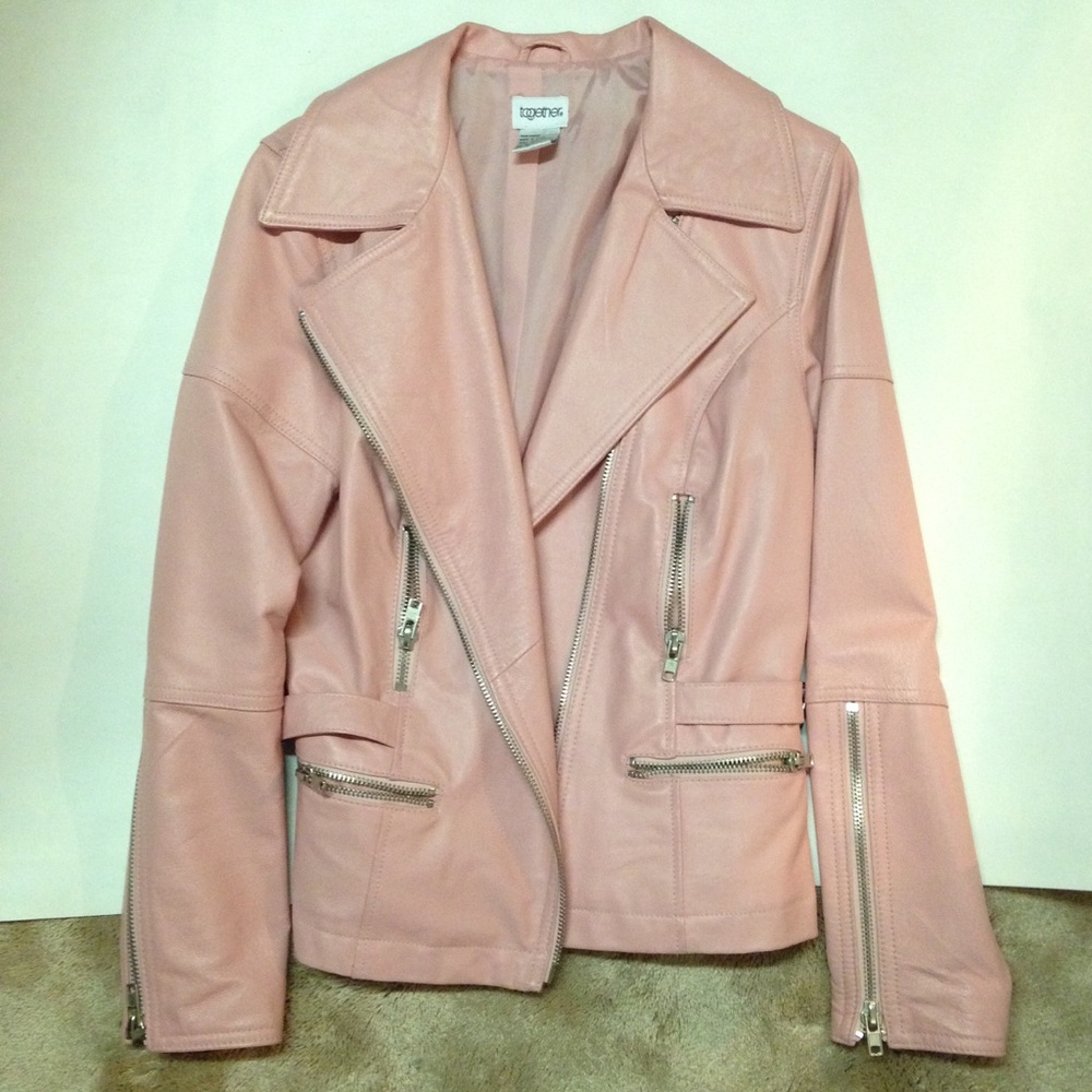 *GREAT DEAL* Genuine Pink Leather Jacket